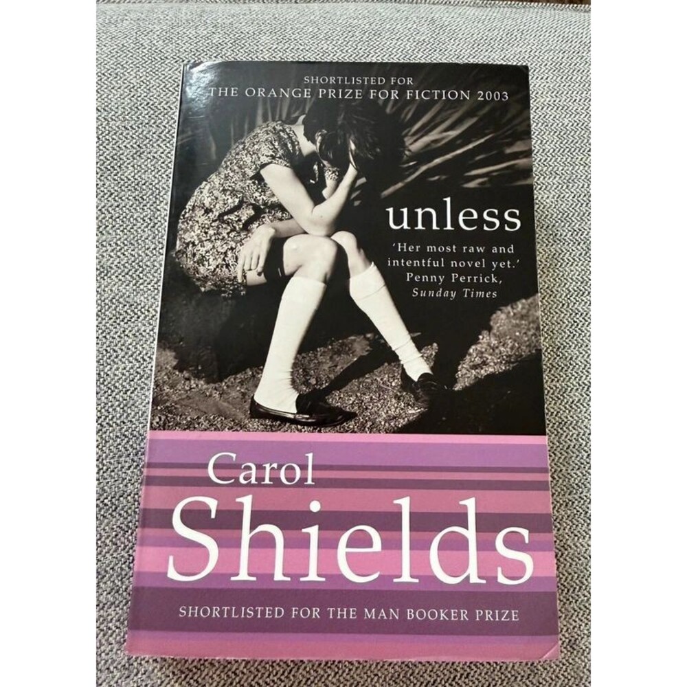 (•◡•)/ 📖 Unless Carol Shields UK Paperback Booker Prize Shortlist Fourth Estate